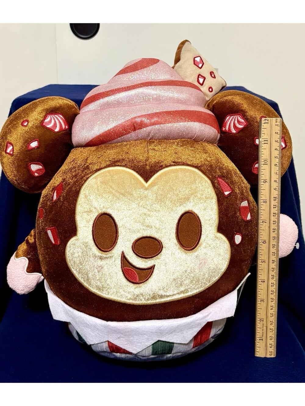 very large Disney Parks Munchlings Baked Treats Mickey Peppermint Bark Cupcake